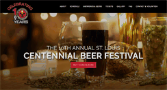 Desktop Screenshot of centennialbeerfestival.com
