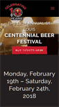 Mobile Screenshot of centennialbeerfestival.com